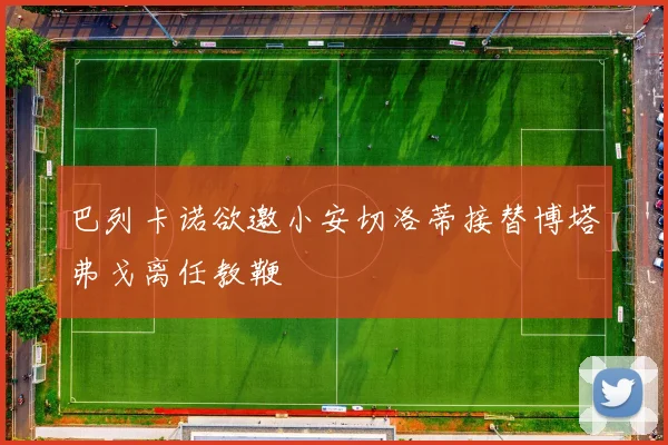 巴列卡诺欲邀小安切洛蒂接替博塔弗戈离任教鞭